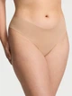 Комплект білизни Вікторія Сикрет Lightly Lined Smooth Strapless Bra + Thong Panty - 32B - S - Бежевий - зображення 5