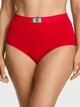 Бавовняні трусики Victoria's Secret Cotton Logo Cotton Modern Brief Panty (червоний) - XS - Червоний - зображення 1