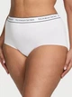 Бавовняні трусики Victoria's Secret Cotton Logo Cotton Modern Brief Panty - L - Білий - зображення 1