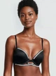 Комплект белья Victoria's Secret Shine Cradle Push-Up Bra - 34D - S - Черный - изображение 2