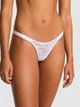 Кружевные трусики тонг PINK Wink Bling Lace Micro Thong Panty - M - Фиолетовый - изображение 1