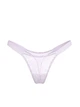 Кружевные трусики тонг PINK Wink Bling Lace Micro Thong Panty - M - Фиолетовый - изображение 3