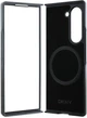 Панель DKNY Plain Leather Metal Stack Logo MagSafe для Samsung Galaxy Z Fold 6 Black (DKHMZFD6PSMCSLK) - зображення 6