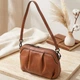 Сумка кросс боди через плечо женская из натуральная кожи Vintage leather-22895 Коричневая - изображение 14