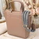 Сумка кросс-боди через плечо женская из натуральной кожи маленькая Vintage leather-22918 Бежевая - изображение 13