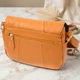 Сумка кросс боди через плечо женская из натуральная кожи Vintage leather-22968 Рыжяя - изображение 15