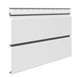 Панель сайдинга FaSiding Vifront SV-05 белый 0,75 кв.м - изображение 2