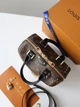 Сумка жіноча Louis Vuitton Speedy Trunk Lux коричнева (061) - зображення 2