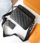 Сумка мужская мессенджер Louis Vuitton Trio Messenger черная (052) - изображение 2