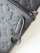 Сумка мужская мессенджер Louis Vuitton Trio Messenger черная (052) - изображение 5