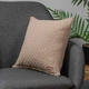 Наволочка вязаная Home Line Tonk Line Шахматка Бежевая 40х40 см (193270 HL) - изображение 2