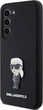 Etui plecki Karl Lagerfeld Silicone Ikonik Metal Pin do Samsung Galaxy S23 Plus Black (KLHCS23MSMHKNPK) - obraz 2