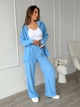 Жіночий костюм жатка блакитний 46-48 1464/527 - изображение 2