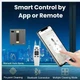 Робот для мытья окон ABIR WD8 с распылителем и функцией защитыот падения + приложение, серый - изображение 2