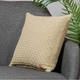 Наволочка вязаная Home Line Tonk Line Шахматка Кофейная 40х40 см (193271 HL) - изображение 2