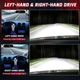 LED лампы A6 H4 с би-линзой 6000K 90W для автомобиля 12-24В - изображение 5