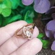 Кольцо Xuping Jewelry размеры:17 медицинское золото позолота 18К 8483 - изображение 2