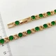 Браслет Xuping Jewelry 5мм длина 17-19см медицинское золото позолота 18К 2408 - изображение 4