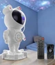 Музичний нічник проектор космосу Astronaut Star з Bluetooth, LED підсвічування 8 режимів, пульт ДУ (8366) - зображення 1