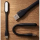 Лампа USB гнучка XO 5V LED 1Вт чорна портативна підсвітка для ноутбука від повербанка нічник USB світильник - зображення 2