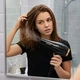Фен для волос Gemei GM 2800Вт профессиональный с насадкой концентратор 3 температурных режима мощный стайлер сушка для укладки черный (567І) - изображение 2