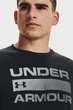 Чоловіча чорна футболка UA TEAM ISSUE WORDMARK SS Under Armour S 1329582-001 - изображение 4