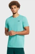 Чоловіча бірюзова футболка Vanish Seamless SS Under Armour S 1382801-482 - изображение 1