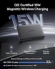 Повербанк Baseus PicoGo Magnetic 10000mAh 27W (MagSafe, бездротова зарядка, ультратонкий, з кабелем USB-C) Чорний - зображення 3