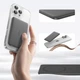 Повербанк Baseus PicoGo Magnetic 5000mAh 20W (MagSafe, бездротова зарядка, ультратонкий, USB-C) Чорний - зображення 4