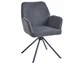 Стул кухонный Intarsio DEMI 56×60×91 см Темно-серый - изображение 1
