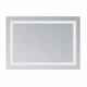 Зеркало Lidz алюминиевое 1200х800 мм с LED-подсветкой Touch антизапотевание (692313) - изображение 3