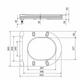Сидіння для унітаза Qtap (Robin 490) 425x363x50 мм, Matt Black, з мікроліфтом Slim Duroplast, Quick Release QTSC179MB48676 - зображення 2