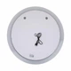 Зеркало Qtap алюминиевое круглое R1000 с LED подсветкой Touch антизапотеванием (692304) - изображение 6