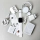 Комплект Ultrа Pro 6в1 - Watch Ultra 8 / Air Pro 2 / Battary Pack / MagSafe / 20W Type-С / Кабель 3х / Ремешок (Белый) - изображение 3