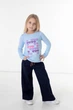 Лонгслів для дівчинки Stylebaby (8009-83бл) Зріст 98 см Блакитний - зображення 2