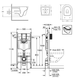 Набор инсталляция GEBERIT 388400WG RAPID SL 2в1 с унитазом IMPRESE SVETLY Twist - изображение 2