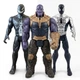 Ігровий набір великих фігурок Thanos, Venom, Spider-Man Black - Marvel Месники 30 см (3 шт) зі звуком і світлом - зображення 1