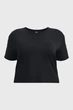 Жіноча футболка чорна Motion SS Under Armour 3X 1380167-001 - зображення 5