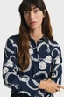 Жіноча темно-синя сукня з візерунком REL SAILING PRINT SHIRT DRESS Gant 36 4503388 - изображение 4
