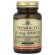 Вітамін D3 Solgar (Vitamin D3) 25 мкг (1000 МО) 180 капсул (SOL-03311) - изображение 1
