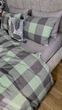 Постільна білизна Green Kilt+Rock Gray, варена бавовна Полуторний розмір, наволочки 50/70 - зображення 4
