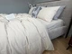 Постельное белье с резинкой Creamy Beige(W1361) вареный хлопок Полуторный размер, наволочки 50/70 - изображение 4