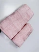 Набор 2 махровых полотенца для ванной RUBY BAMBOO, персиковий 70*140см + 50*90см - изображение 2