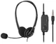 Гарнітура ПК стерео On-ear 2E CH11 mini-jack, omni-mic, 1.2м, чорний - зображення 1