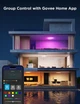Потолочний світильник Govee 12" Smart Ceiling Light, RGBWW + RGBIC, WI-FI/Bluetooth, білий - зображення 3