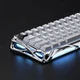 Клавіатура магнітна GravaStar Mercury V60 Pro 60keys, GravaStar Blackcore, USB-A, 8k, RGB, Chrome Silver - зображення 5