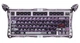 Клавиатура магнитная GravaStar Mercury V75 Pro 80keys, GravaStar x Gateron Jade Gaming, USB-A, 8k, RGB, Iron Purple - изображение 1