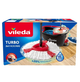 Комплект для уборки Vileda 2в1 TURBO швабра с отжимом и ведро микрофибра система очистки 120 см ручка - изображение 5