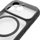 Чохол GETMAN Moon Clear для Apple Айфон 13 Pro, прозорий TPU, MagSafe, захист камери Black - зображення 5
