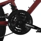 Велосипед SPARK SURF (колеса - 24", сталева рама - 12") бордовий - зображення 6